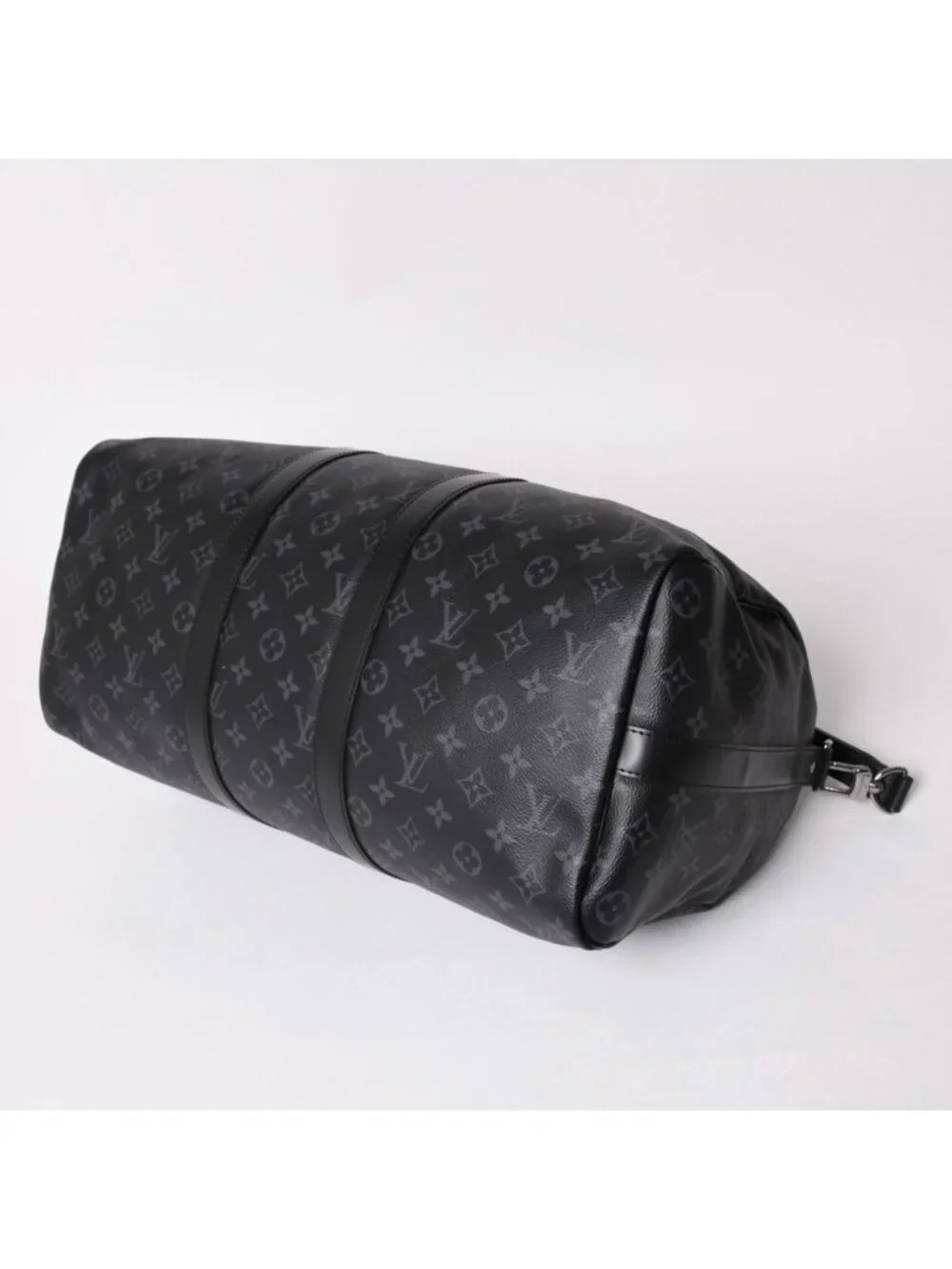 Louis Vuitton Keepall Bandouliere 45 Boston Bag Monogram Eclipse Black